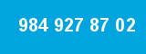 984 927 87 02 984 927 87 02